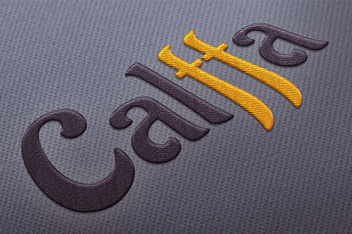 Embroidery on a product